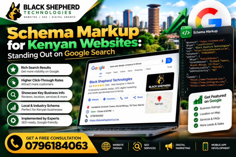 Schema markup for websites to improve Google Search visibility