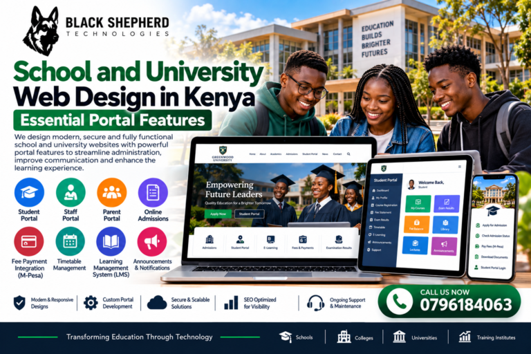 School and University Web Design in Kenya: Essential Portal Features 2 Best Website Design Services in Kenya