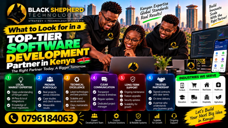 What to Look for in a Top-Tier Software Development Partner in Kenya