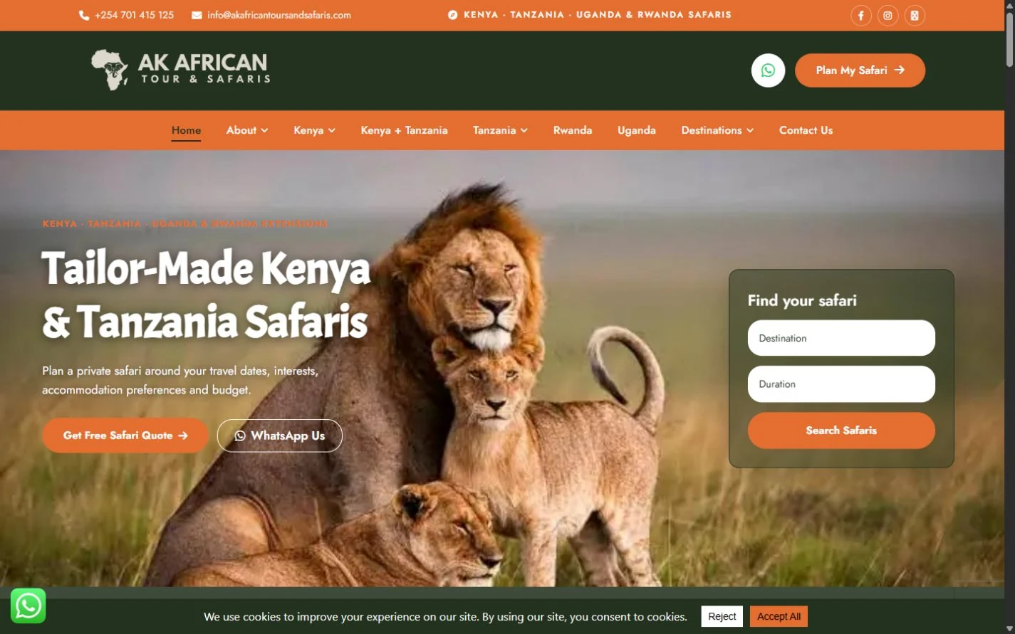 AK African Tours & Safaris project image