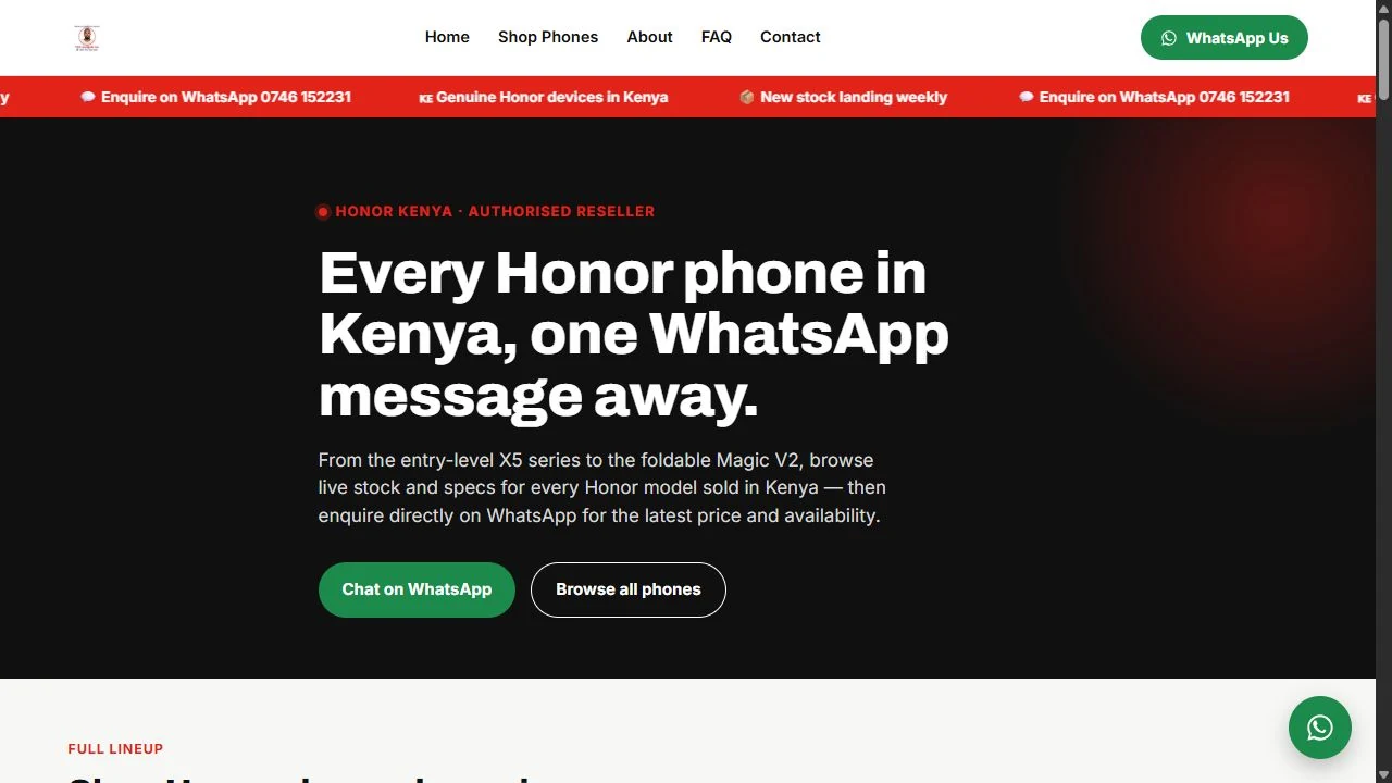 Honor Kenya project image