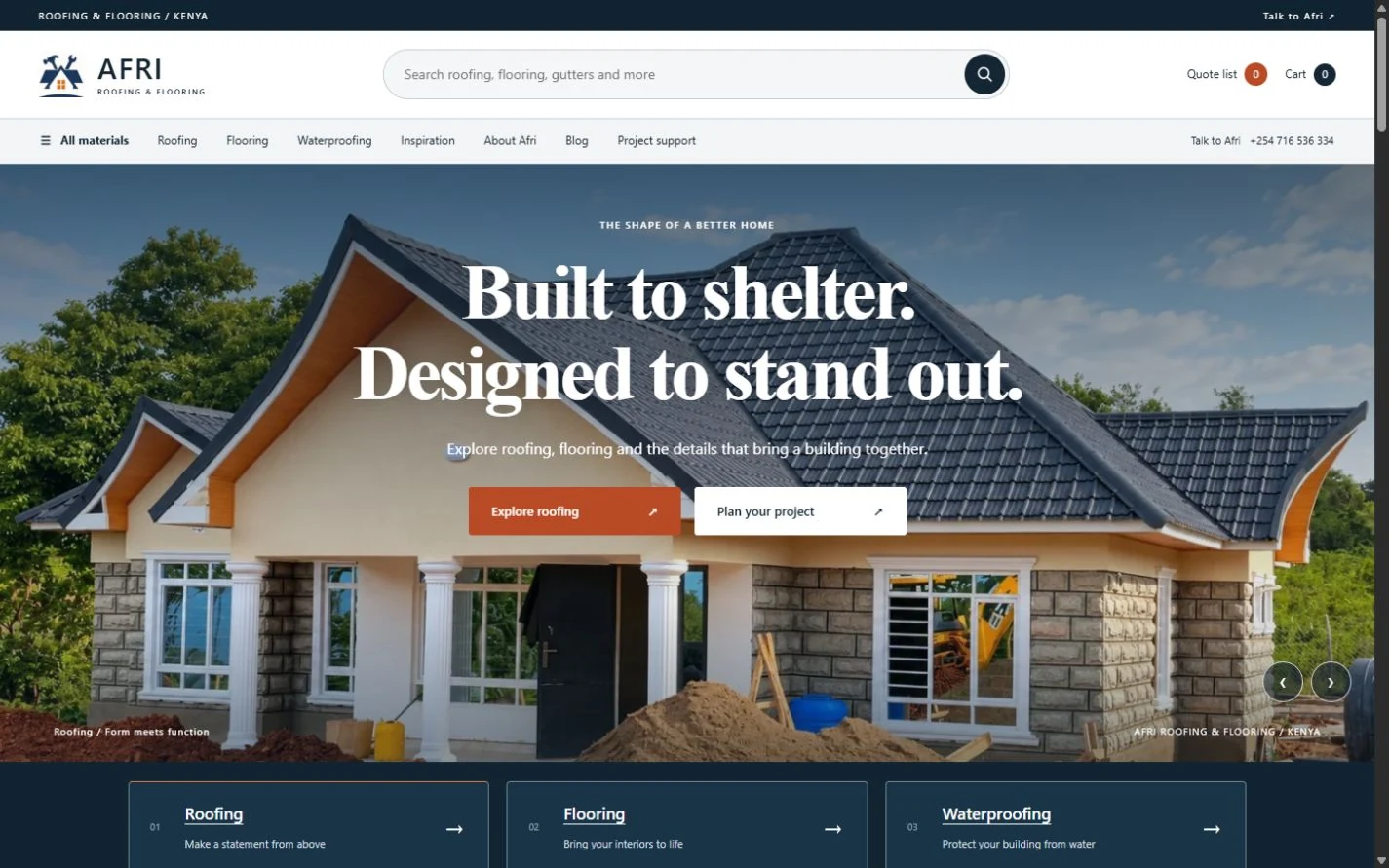 Afri Roofing & Flooring project image