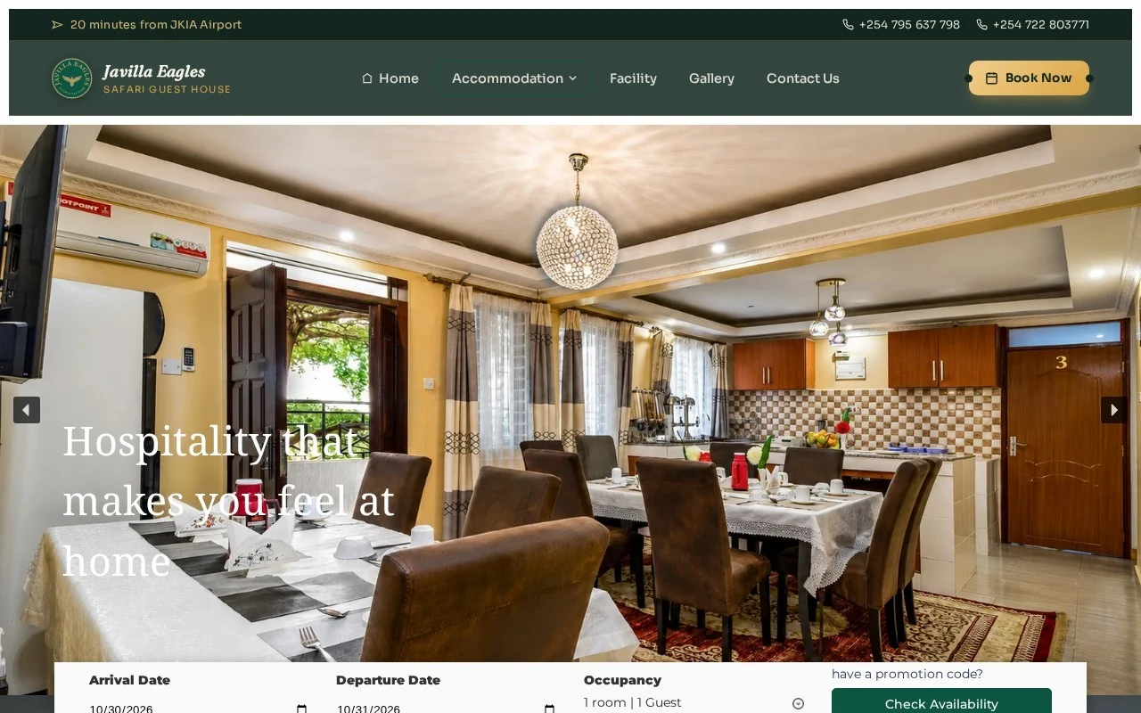 Javilla Eagles Safari Guest House project image