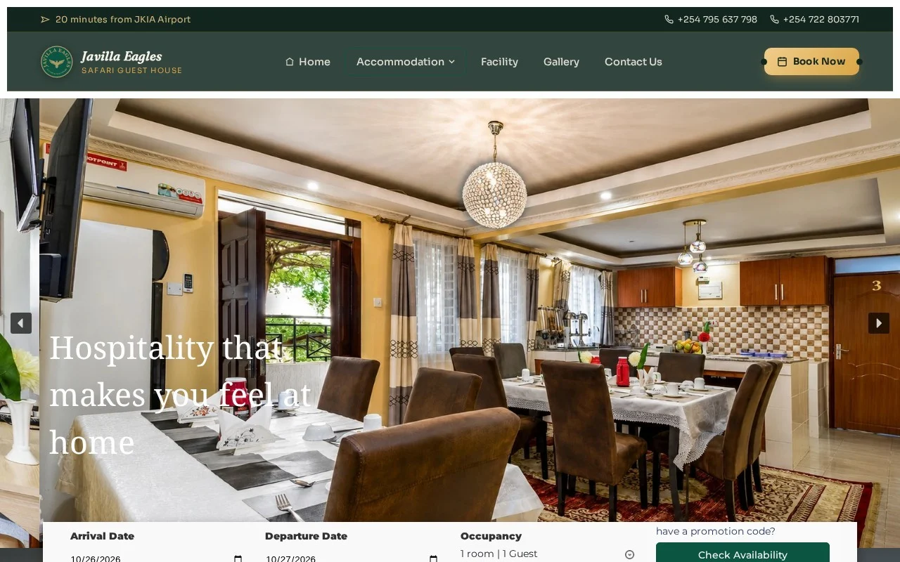 Javilla Eagles Safari Guest House project image