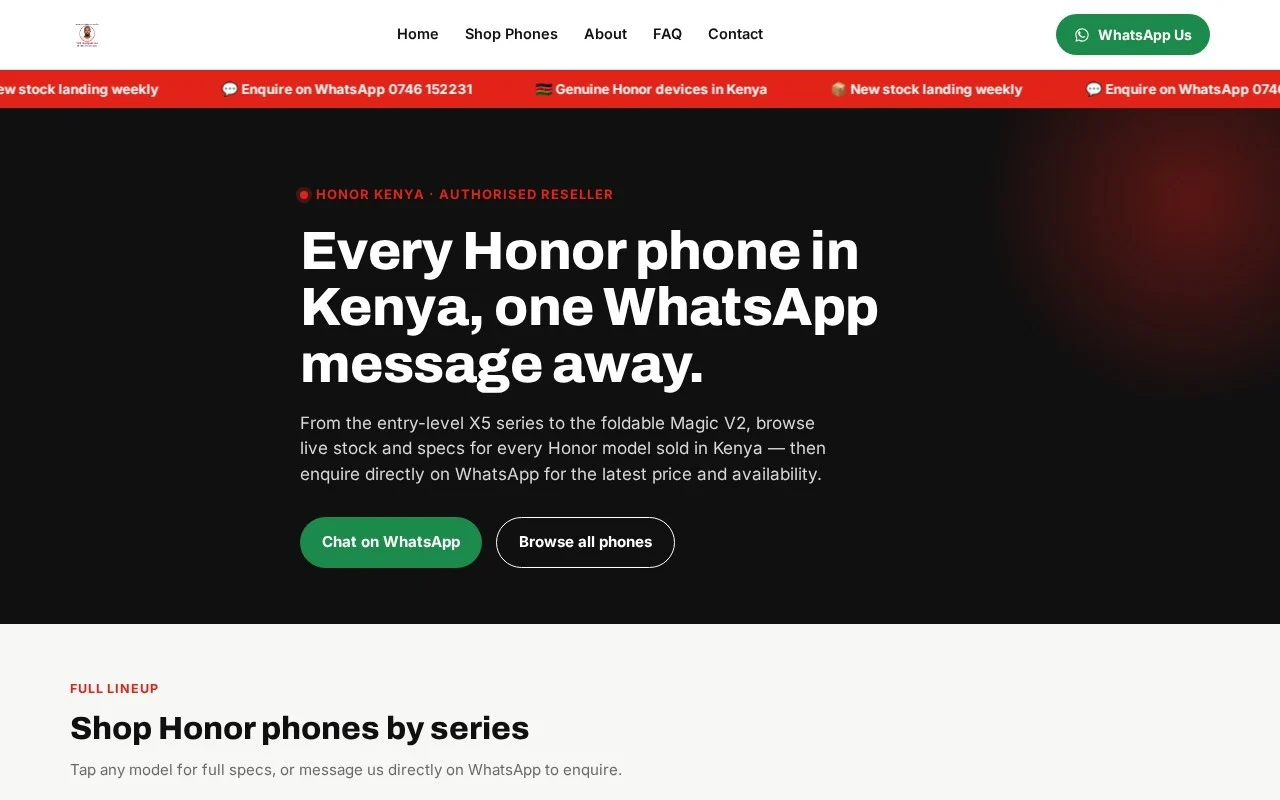 Honor Kenya project image