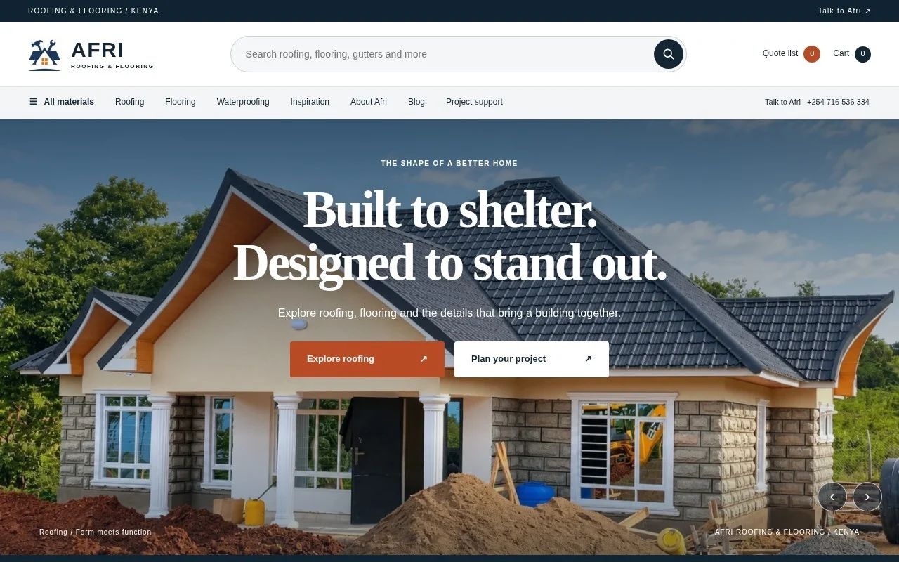 Afri Roofing & Flooring project image