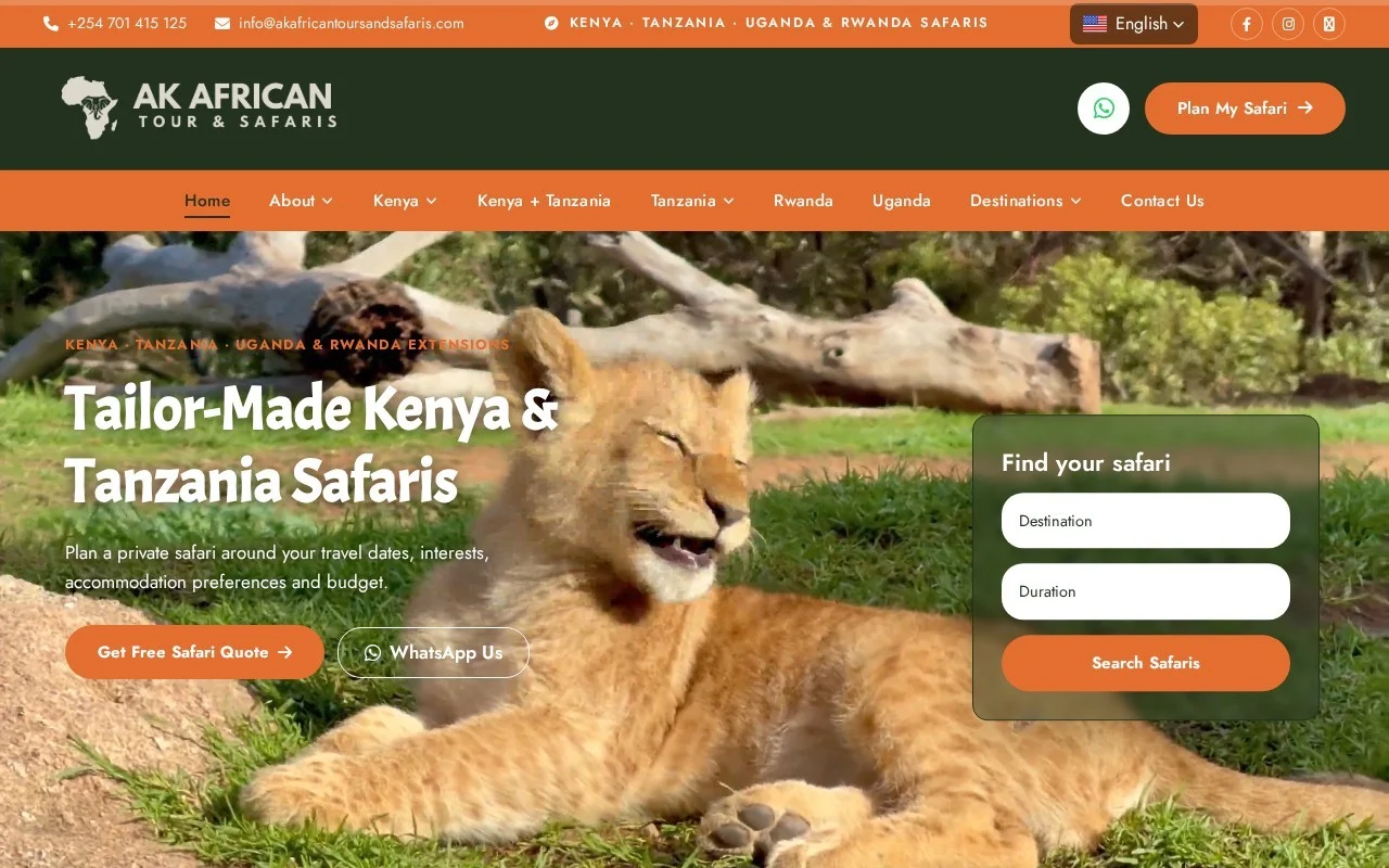 AK African Tours & Safaris project image