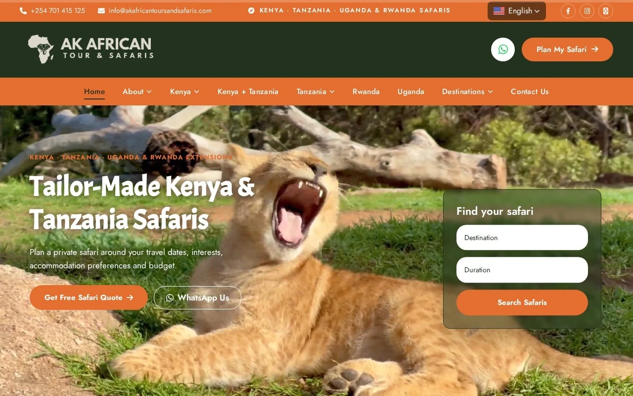 AK African Tours & Safaris project image